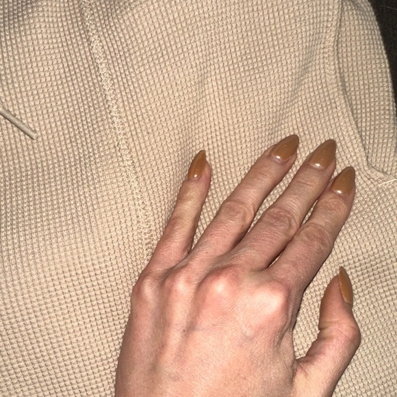 TNA Beige Track Pants - Picture 3 of 5